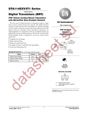 DTA124EXV3T1G datasheet  